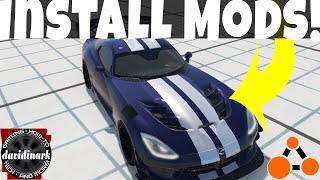 BeamNG Drive Tutorial 5 Ways How to INSTALL MODS in Beamng Drive [upl. by Suravart]