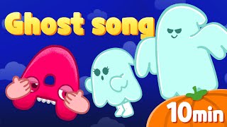 ZooZooSong Collection of ghost songs  Lets sing with ABC monsters [upl. by Ackley]