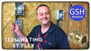 Electrical Practical Skills Terminating SY Cable How to Terminate SY Flex [upl. by Grewitz585]