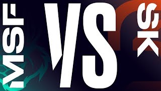 MSF vs SK  Week 1 Day 2  LEC Spring Split  Misfits Gaming vs SK Gaming 2019 [upl. by Schaffel]