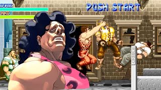 FINAL FIGHT ARCADE ALL BOSS HACK EDITION ANDORE Full Playthrough  SNES MUSIC [upl. by Koressa]