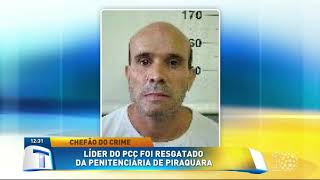 Líder do PCC foi resgatado da penitenciária de Piraquara  Tribuna da Massa 120918 [upl. by Aitnahs]