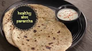 Healthy Aloo Parantha  Wonderchef Recipes [upl. by Adnohsor]