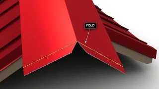 How to Install Standing Seam Metal Roofing  Ridge Cap Unvented [upl. by Cattima113]