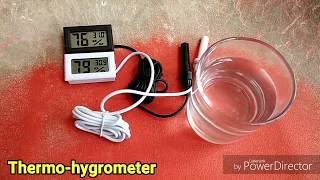 Hygrometer WHAT HAPPENS WHEN PUT IN WATER [upl. by Alyak]