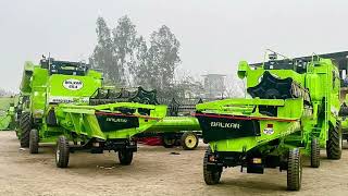 Balkar new model combine harvester full view 😱 balkar harvsetar combine 🦅 [upl. by Llemert]