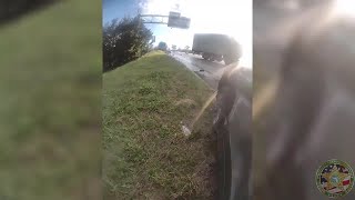 Terrifying bodycam video shows fiery aftermath of 9car crash on I75 [upl. by Trotta]