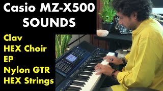 Sounds from Casio MZX500 [upl. by Enialem]