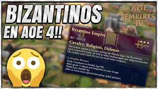 ¿Cómo serían los BIZANTINOS en Age of Empires 4 Historia Dinastía MACEDÓNICA y final [upl. by Matronna]