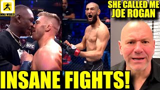 EPIC UFC Title Fight rumored to Headline UFC 305Dana White gets called Joe Rogan Khamzat vs Robert [upl. by Oicangi]