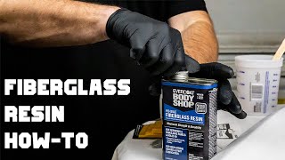 How to Apply Evercoat Body Shop Fiberglass Resin [upl. by Voleta]