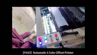 JY4472 CMYK 4 color Automatic Offset Press [upl. by Eicul]