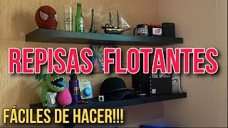 ¿Cómo hacer repisas Flotantes Fáciles de hacer [upl. by Latin456]