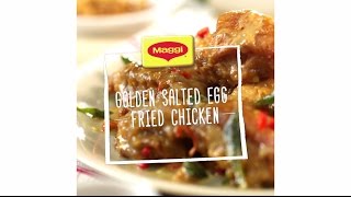 Golden Salted Egg Fried Chicken [upl. by Noirad]