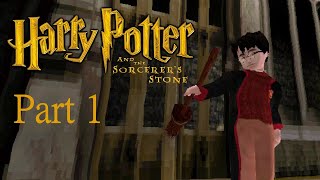 Harry Potter and the Sorcerers Stone PS1 Playthrough  Part 1 [upl. by Meredeth]