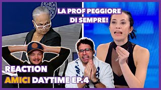 Falsa e Disonesta la nuova prof  Reaction al Daytime di Amici ep4 [upl. by Olinad]