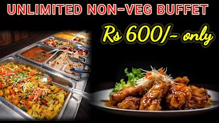 Unlimited Non Veg Buffet ₹ 600 only  Gazebo Dhaba  Gazebo Family Restaurant [upl. by Giffie]