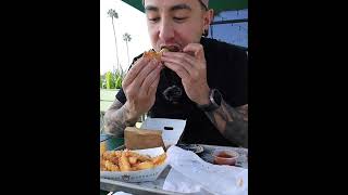 SHAKE SHACK BURGER IN 3 BITES mukbang asmr [upl. by Lidaa575]