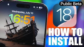 iOS 18 Public Beta RELEASED  How To INSTALL [upl. by Ayenet]