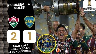 Fluminense vs Boca Juniors 21 Resumen Extendido HD Final 🏆 Libertadores 2023 🎙️ Mariano Closs [upl. by Aubrette]