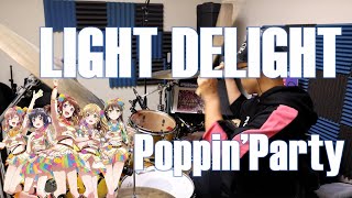 PoppinParty  Light Delight drum cover [upl. by Shelah]