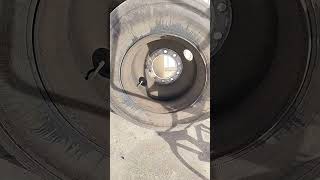 Leaking wheel seal automobile automobile tires truck [upl. by Yevad]