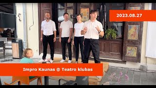 Impro Kaunas Teatro klube 20230827 [upl. by Towland]