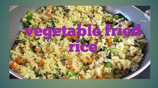 Vegetable fried rice with egg [upl. by Iredale]