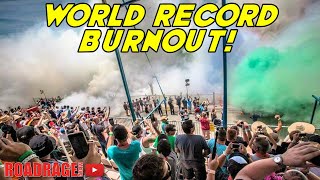 WORLD RECORD BURNOUT  Summernats Australia [upl. by Ennayk]