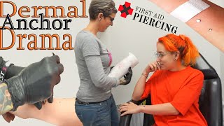 Dermal Anchor Drama 💉 Wo ist mein dritter Dermal Anchor [upl. by Ahsiral]