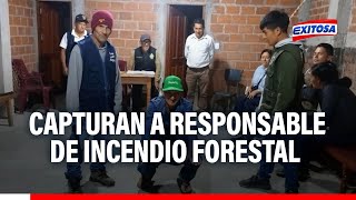 🔴🔵Amazonas Rondas campesinas capturan a responsable del incendio forestal cerca a Catarata de Gocta [upl. by Tucky368]