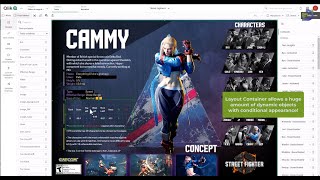 Qlik Sense with Layout Container and Street Fighter 6 [upl. by Schargel]