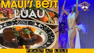 Best Luau In Maui  Feast at Lele  Things To Do In Hawaii [upl. by Friedrick]