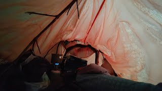 19 Bikepacking cold wet wild camping [upl. by Mccall]