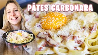 RECETTE DES MEILLEURES PÂTES CARBONARA [upl. by Enneirda]