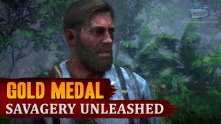 Red Dead Redemption 2  Mission 59  Savagery Unleashed Gold Medal [upl. by Aineval181]