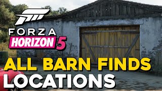 Forza Horizon 5 All Barn Finds Locations All Hidden Cars Better Than New Achievement Guide [upl. by Atnod]