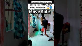 Head Movement Combo With Punch 😱🥶 boxing footworkdrills [upl. by Searby830]