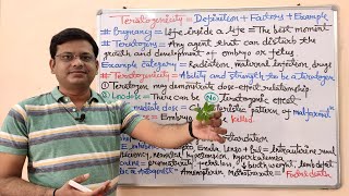 Toxicology Part04 Teratogenicity 01  Definition of Teratogenicity  Cause of Teratogenicity [upl. by Rednazxela]