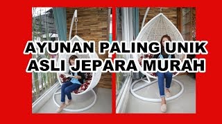 Inilah Kursi Ayunan Rotan Gantung Paling Unik Asli Jepara [upl. by Sterling982]