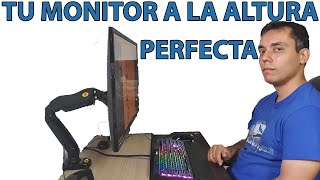 Soporte de Brazo para Monitor Ergosolid NB F80 Unboxing y Montaje [upl. by Vasya]