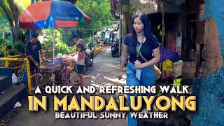 Vibrant Quick Walk Tour Around Mandaluyong City In Refreshing Sunny Weather  4K 🇵🇭 [upl. by Nytsrik]