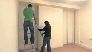 Installing Sliding Wardrobes  Alumé Interior SlidingWardrobeWorldcom [upl. by Ludwig559]