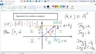 Argument dun nombre complexe [upl. by Vasta]