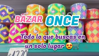 BAZAR ONCE  🛍🛒🛒🤗 Tazas Platos Artículos de repostería y Mas [upl. by Esaj683]