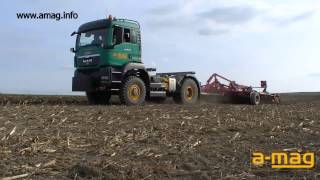 amag Multifunctionstrac MFT60 LoF with Horsch cultivator [upl. by Adierf]