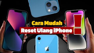 Cara Reset Ulang iphone  Reset Pabrik iPhone [upl. by Seiuqram]