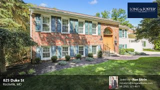 Sale 4 Beds  3 Baths  2194 sq ft  Rockville  MD 829000 MLS  MDMC2141200 [upl. by Odlareg409]