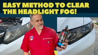 Easy DIY How to Clear the Fog on Your Headlights [upl. by Atalaya812]