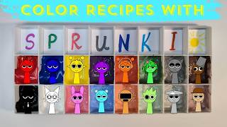 Color Recipes With Sprunki Incredibox Which characterinspired color is yours [upl. by Sparky]